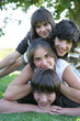 Teenagers in the park together