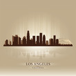 Los Angeles, California skyline city silhouette