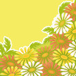 Flower holiday background