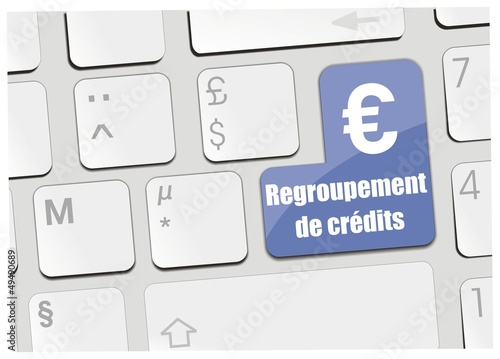 Vector: clavier regroupement de crédits clavier regroupement de crédits