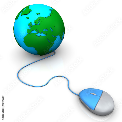 Illustration: PC Mouse Globe PC Mouse Globe