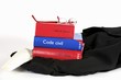 Photo : codes justice sur robe avocat codes justice sur robe avocat