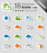Stickers - Weather Web Icons