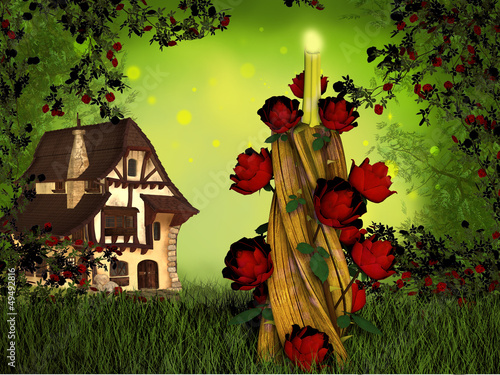 Illustration: Fantasy house Fantasy house