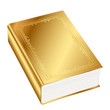 Vector illustration of gold book