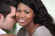 Mixed-race couple
