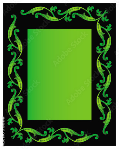Vector: live ornamental frame live ornamental frame