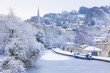 Frozen Canal, Bath, Uk