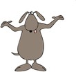 Illustration: Shrugging dog Shrugging dog