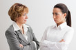 Angry female boss