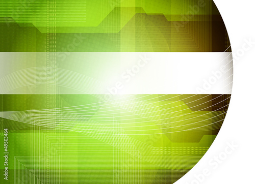 Illustration: green digital cover green digital cover