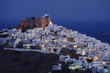 Photo: night view of Astypalaia Chora night view of Astypalaia Chora