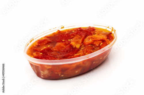 Photo: bowl of red peppers bowl of red peppers