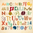 Doodle alphabet for you business presentations