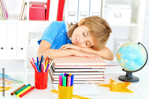 Photo: sleeping on books sleeping on books