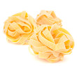 Italian pasta fettuccine nest