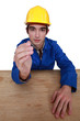 craftsman ready for arm wrestling