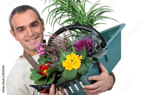 Photo: Male florist Male florist