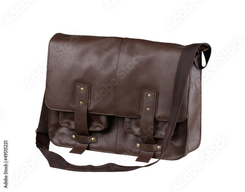Photo: A luxury leather handbag or briefcase A luxury leather handbag or briefcase