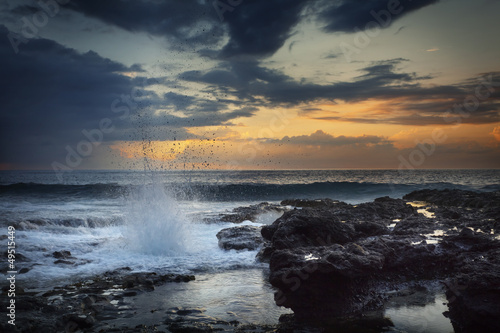 Photo: Littoral réunionnais au crépuscule Littoral réunionnais au crépuscule