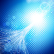 abstract blue and light background.