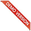 étiquette bordure demo version