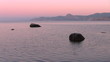 Sea coastline at sunset. Full HD