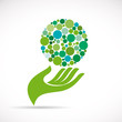 Logo friendly environment # Vector