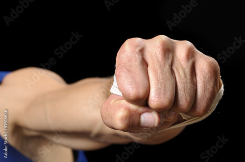 Photo: Flying fist Flying fist