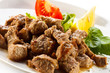 Roasted meat and vegetables
