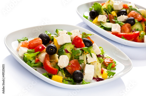 Photo: Vegetable salad with cheese Vegetable salad with cheese
