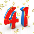 Forty One Years Old - Happy Birthday