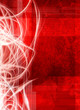 red digital abstract