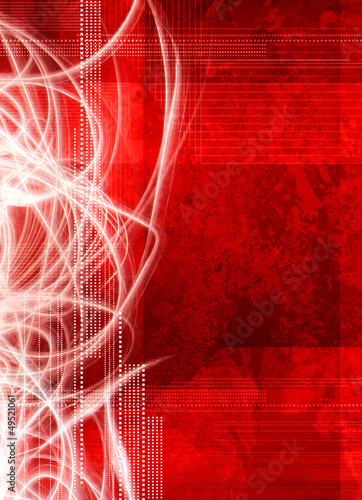 Illustration: red digital abstract red digital abstract