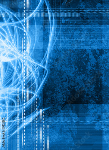 Photo: digital blue background digital blue background