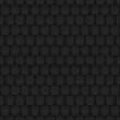Seamless Roof Tile Pattern Black