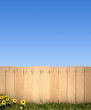 Foto: Fence and blue sky Fence and blue sky