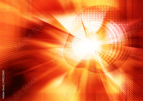 Illustration: digital cyber background digital cyber background