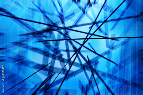 Photo: digital blue shatter digital blue shatter