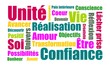 Nuage de mots couleurs coaching