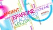 Epargne placement argent taux nuage de mots animation