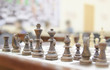 wooden chess pieces