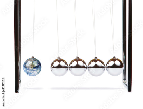 Photo: Newton's cradle Newton's cradle