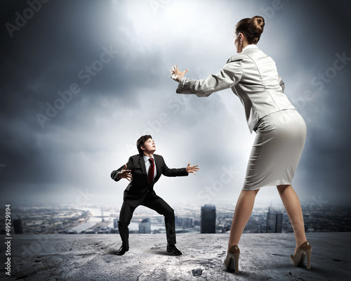 Photo: Business dispute Business dispute
