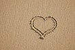 Foto: Herz im Sand Herz im Sand