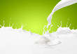 Image of milk splashes
