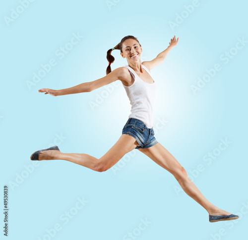 Photo: Modern style dancer posing Modern style dancer posing