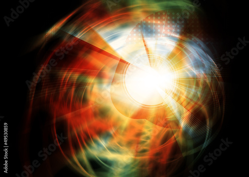 Illustration: digital hyper backdrop digital hyper backdrop