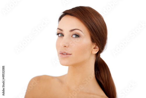 Photo: Portarit of a beautiful dark haired girl Portarit of a beautiful dark haired girl