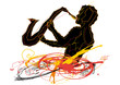 man playing the sax